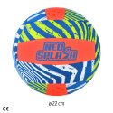 Piłka do Siatkówki Aktive Neo Splash Żółty Niebieski Pomarańczowy Neopren (24 Sztuk)