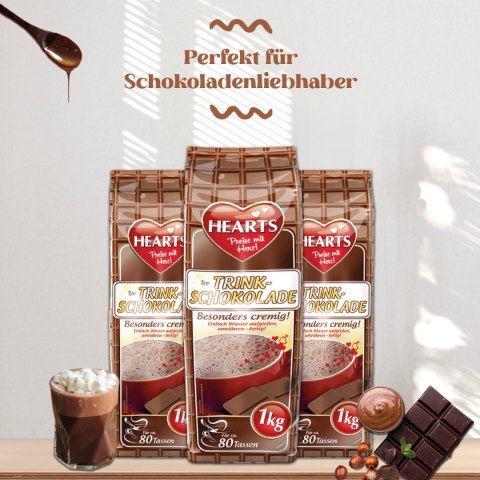 Hearts Trinkschokolade Czekolada do Picia 1 kg