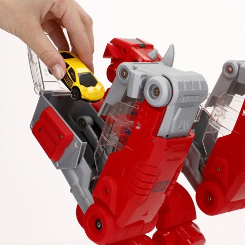 Super Robot składający się Światło Dźwięk 24 X 28 X 16 CM 2 Sztuk