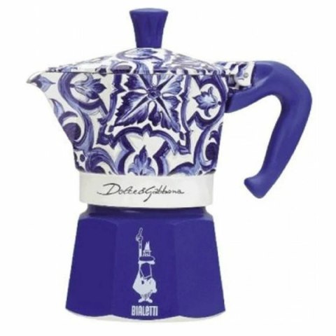 Włoska Kafeterka Bialetti MOKA D&G Niebieski Aluminium 6 Kubki