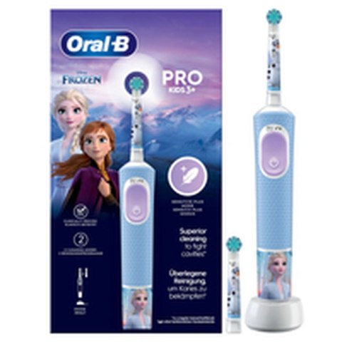 Elektryczna Szczoteczka do Zębów Oral-B Frozen Czarny Wielokolorowy (2 Części) (2 Sztuk)