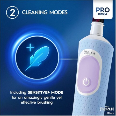 Elektryczna Szczoteczka do Zębów Oral-B Frozen Czarny Wielokolorowy (2 Części) (2 Sztuk)