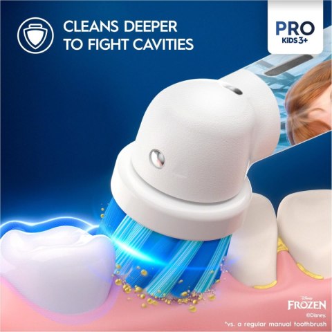Elektryczna Szczoteczka do Zębów Oral-B Frozen Czarny Wielokolorowy (2 Części) (2 Sztuk)