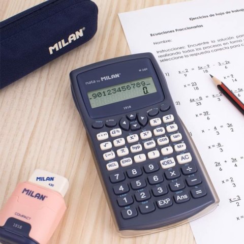 Kalkulator naukowy Milan M240-1918 Niebieski 16,7 x 8,4 x 1,9 cm