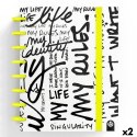 Notatnik Carchivo INGENIOX EDIT MY LIFE Żółty A5 80 Kartki (2 Sztuk)