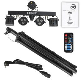 LIGHT4ME BELKA LED PAR DERBY LASER - Multiefekt świetlny, zestaw, oświetlenie disco