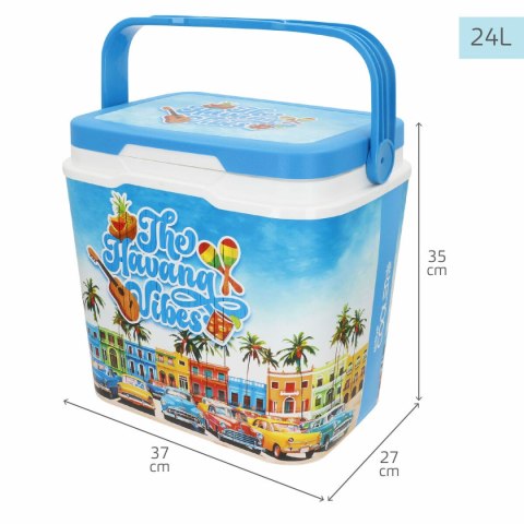 Przenośna Lodówka Aktive Plastikowy 37 x 35 x 27 cm (2 Sztuk)