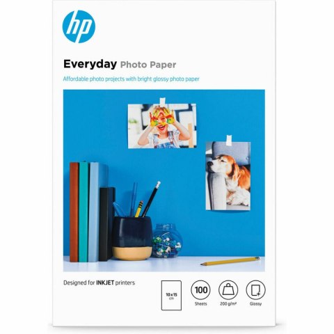Błyszczący Papier Fotograficzny HP CR757A (Odnowione D)