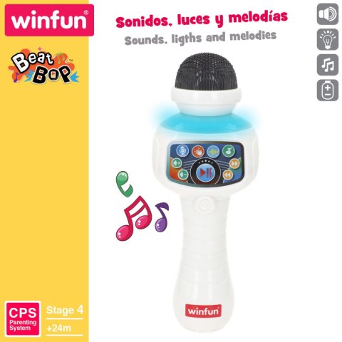 Mikrofonem Karaoke Winfun 4 Sztuk