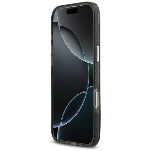 Etui Karl Lagerfeld IML Glitter Karl & Choupette Heads Logo MagSafe do iPhone Air czarny