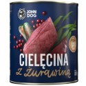 JOHN DOG Berry Adult Cielęcina z żurawiną - mokra karma dla psa - 6 x 800 g