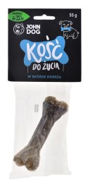 JOHN DOG Kość do żucia z dorszem - gryzak dla psa - 12 cm