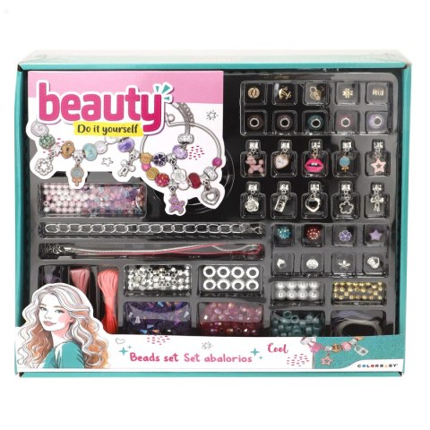 Zestaw do Tworzenia Bransoletek i Naszyjników Colorbaby 6,5 X 0,1 X 6,5 CM (6 Sztuk)