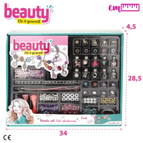 Zestaw do Tworzenia Bransoletek i Naszyjników Colorbaby 6,5 X 0,1 X 6,5 CM (6 Sztuk)