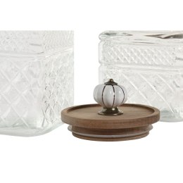 3 pojemniki masy Home ESPRIT Przezroczysty Naturalny 1,8 L 3 Części