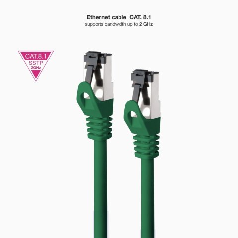 Kabel USB NANOCABLE 10.20.2002-GR Kolor Zielony 2 m