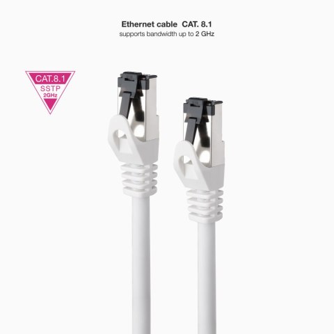 Kabel USB NANOCABLE 10.20.2002-W Biały 2 m