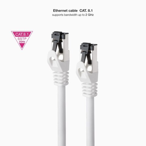 Kabel USB NANOCABLE 10.20.2002-W Biały 2 m