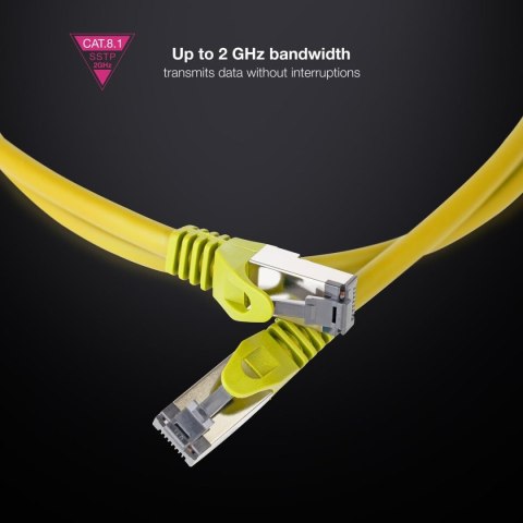 Kabel USB NANOCABLE 10.20.2002-Y Żółty 2 m