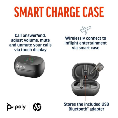 Słuchawki bezprzewodowe z etui ładującym HP 7Y8H0AA Czarny