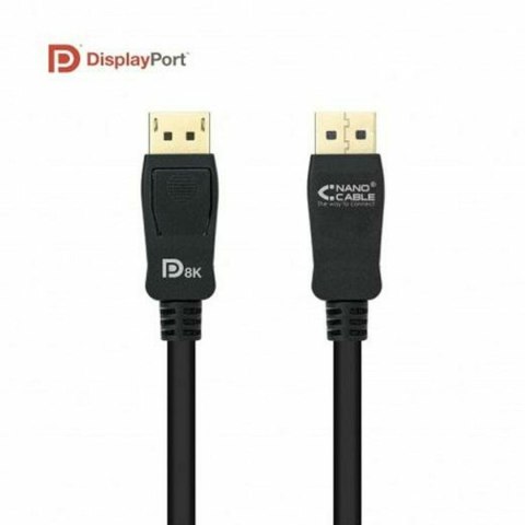 Kabel DisplayPort NANOCABLE 10.15.2502 Czarny 2 m HDR 8K Ultra HD