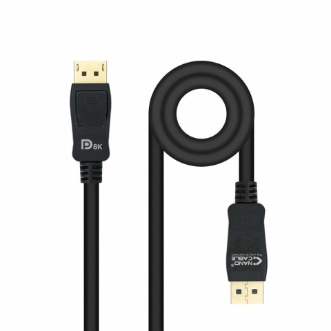 Kabel DisplayPort NANOCABLE 10.15.2502 Czarny 2 m HDR 8K Ultra HD