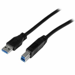 Kabel USB A na USB B Startech USB3CAB2M Czarny 2 m