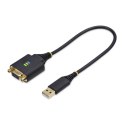 Kabel USB Startech 1P1FFCN-USB-SERIAL Czarny 30 cm