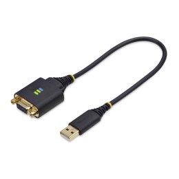 Kabel USB Startech 1P1FFCN-USB-SERIAL Czarny 30 cm
