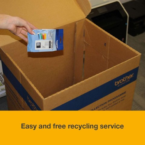 Oryginalny Wkład Atramentowy Brother LC521BK Czarny