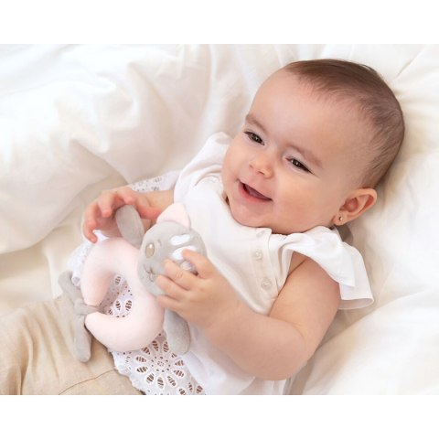 Grzechotka Kot 16 cm Różowy