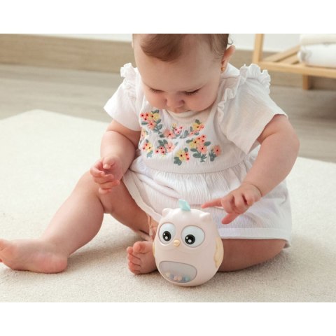 Grzechotka Sowa Różowy