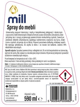 MILL Clean Spray do mebli 590 ml