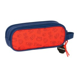 Piórnik Podwójny Super Mario Trick Czerwony Ciemnoniebieski 21 x 8 x 6 cm