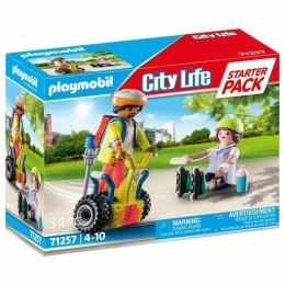 Playset Playmobil City Action - Supervisor with Segway 71257 34 Części