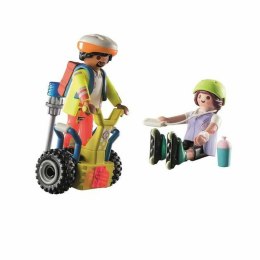 Playset Playmobil City Action - Supervisor with Segway 71257 34 Części