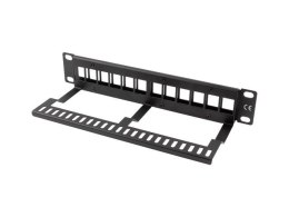 LANBERG PATCH PANEL PUSTY 12 PORT 1U 10