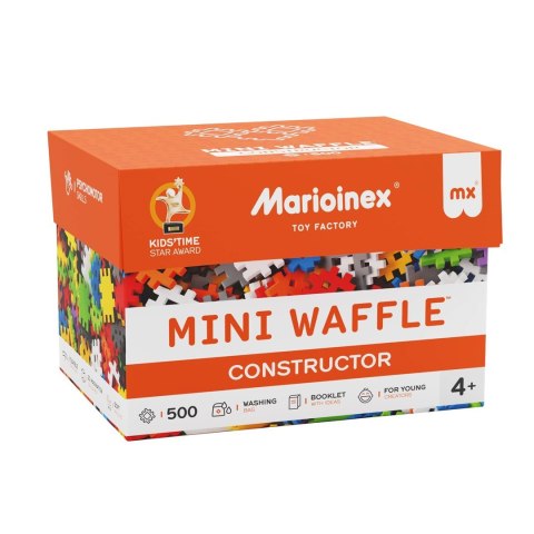 MARIOINEX Klocki Mini Waffle Konstruktor, 500 elementów