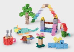 MARIOINEX Klocki Mini Waffle Pastel, 300 elementów