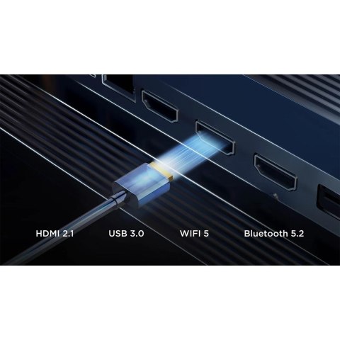 Telewizor TCL 43T69C QLED 43" 4K Ultra HD Google TV Dolby Atmos DVB-T2 Metaliczny