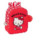 Plecak szkolny Hello Kitty Iconic Biały Czerwony 22 x 27 x 10 cm