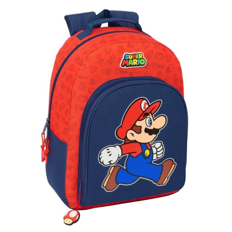Plecak szkolny Super Mario Trick Czerwony Ciemnoniebieski 32 x 42 x 15 cm
