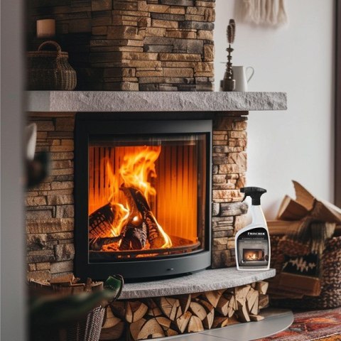 Płyn do czyszczenia szyb kominkowych Frischer 1l