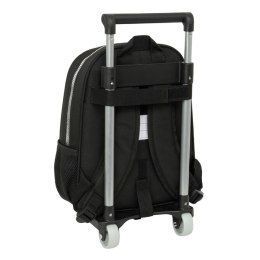 Torba szkolna z kółkami Batman Game over Czarny 27 x 33 x 10 cm