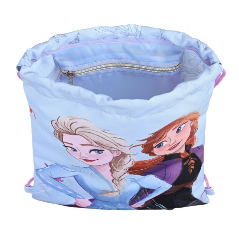 Worek na buty ze sznurkami Frozen Believe Liliowy