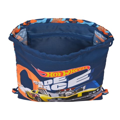 Worek na buty ze sznurkami Hot Wheels Speed club Pomarańczowy (26 x 34 x 1 cm)