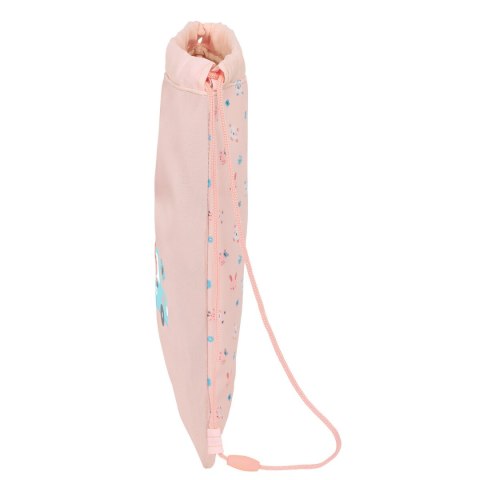 Worek na buty ze sznurkami Safta Jirafa Koral 26 x 34 x 1 cm