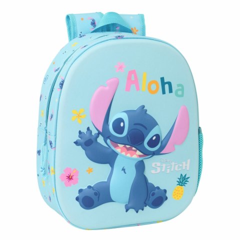 Plecak dziecięcy Lilo & Stitch Jasnoniebieski 27 x 33 x 10 cm 3D