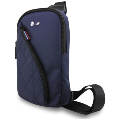 Torebka na telefon BMW Nylon Pocket&Metal Logo Crossbody granatowy