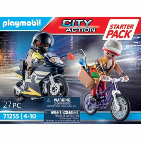 Zestaw Samochodów Playmobil City Action - Agent and Thief 71255 27 Części